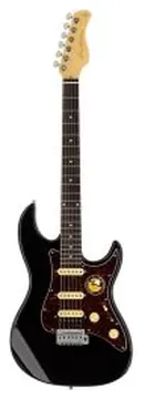 Sire Guitars S3 Series Larry Carlton Electric Guitar S-Style Black, S3/BK