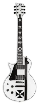 LTD Signature James Hetfield Ironcross Snow White Lh