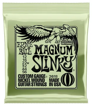 Ernie Ball EB2618 Magnum Slinky Nickel Wound 12-56 E-Gitarrensaiten