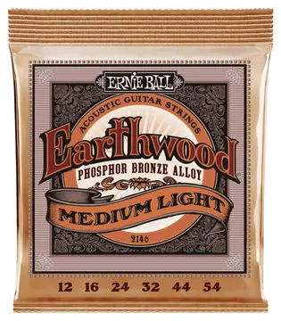 Ernie Ball Earthwood Medium Light Phosphor Bronze - 12-54