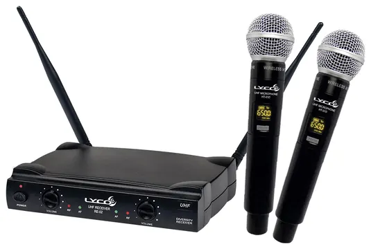 Lyco Microfone Sem Fio Lyco UH02MM Mão Duplo