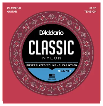 D'Addario EJ27H Student Classics Hard Tension Classical Guitar Strings