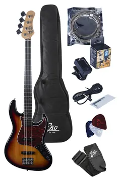 Eko JB100 SB Bass Pack E-Bassset, sunburst