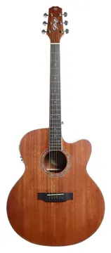 Seizi Jumbo Shogun Cutaway Mahogany