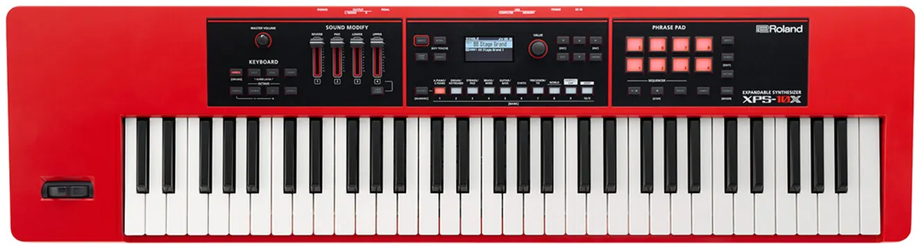 Roland Teclado Sintetizador Roland XPS-10X 61 Teclas Vermelho