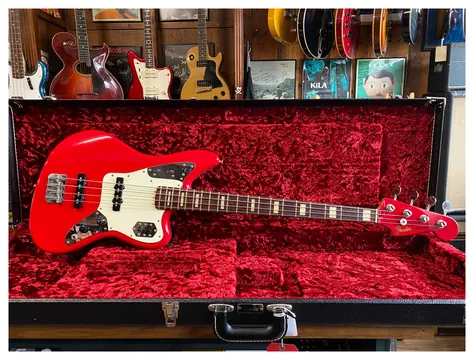 Fender Jaguar Bass CIJ Hot Rod Red 2004