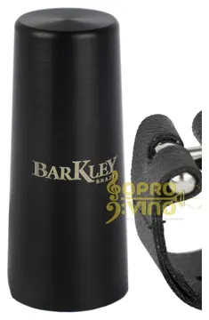 Barkley Abraçadeira Couro Sintético S/ Ressonador Tampa ABS p/ Clarone Baixo Sib Barkley Cód. ABCBCR