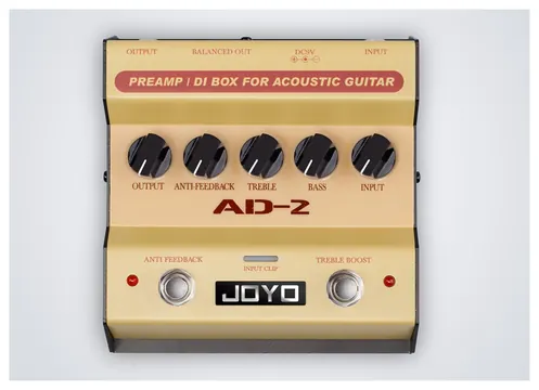 JOYO AD-2 | Acoustic Guitar Pedal Preamp DI
