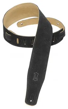 Levys MS26 Sangle Daim Surpiquée Black