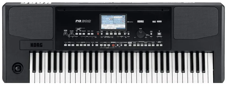 Korg PA300 Tastiera Dinamica Workstation Arranger 61 Tasti, Nero