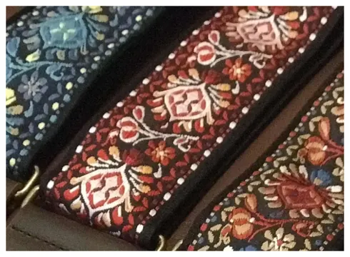 SMJ Reserve Collection "Red Admiral" Guitar Strap