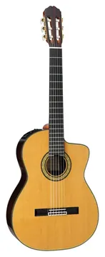 Takamine TH5C NA Hirade Series Clássico de Nylon Japonês C/ Afinador CTP-3 CoolTube Valvulado Natural C/ Hard Case