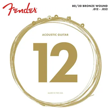 Fender 80/20 Bronze F-70L string set acoustic