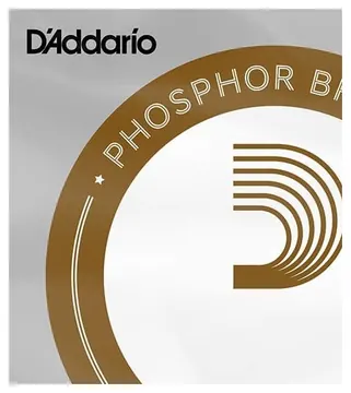 D'Addario PB053 Phosphor Bronze Wound Acoustic Guitar Single String, .053