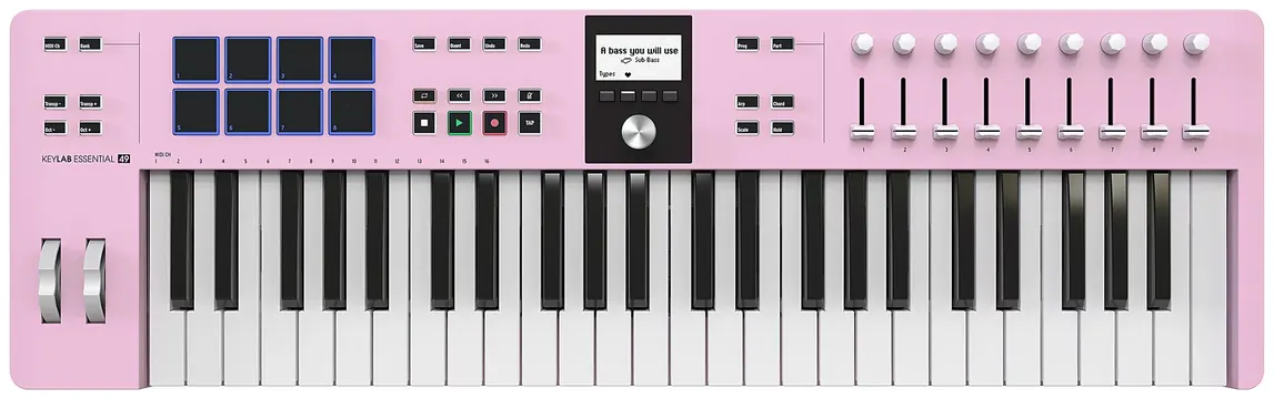Arturia KeyLab Essential mk3 49 - Rose Quartz
