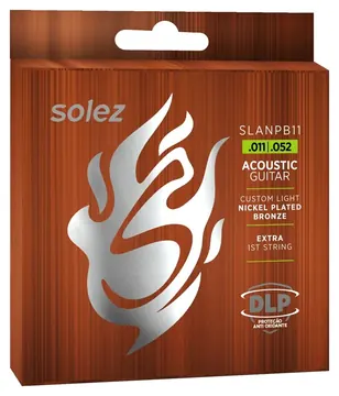 Solez Encordoamento Para Violão 0.011 SLANPB11 - Solez