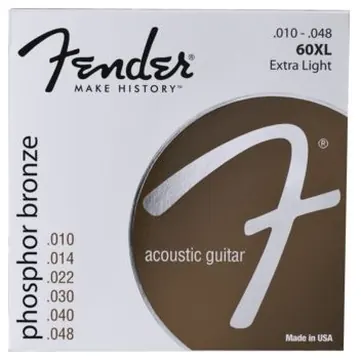 Fender 60 XL Phosphor Bronze Westerngitarrensaiten 10-48
