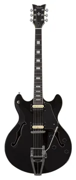 Schecter Corsair LTD Schwarz Satin