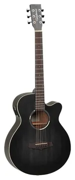 Tanglewood Blackbird Twbb Sfce Black Satin
