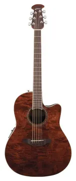 Ovation Chitarre Elettroacustiche Celebrity Standard Plus Mid Cutaway Nutmeg Burled Maple