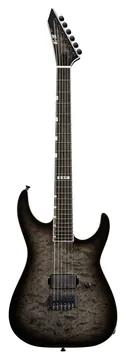 ESP E-II M-I THRU NT QM See Thru Black Sunburst