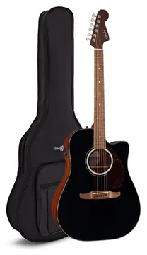 Fender California Deluxe Redondo CE Electroacoustic with Gig Bag or Case, Build Your Own Bundle