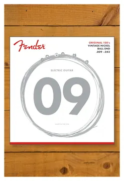 Fender SuperSonic 150L Guitar String Set, Pure Nickel, Ball End, Gauges 009-.042