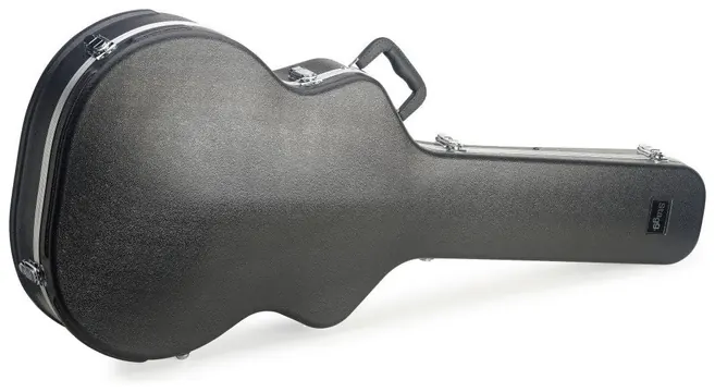 Stagg Basic Serie leichter ABS Hartschalenkoffer für Jumbo Gitarre, ABS-J 2