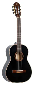 Ortega R221BK-3/4 Konzertgitarre in Schwarz