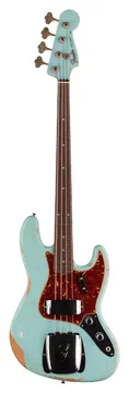 Fender 1961 Jazz Bass Heavy Relic Super Faded Aged Daphne Blue