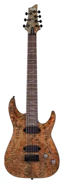 Schecter Omen Elite-7 Electric Guitar, Charcoal