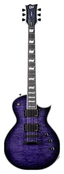 ESP LTD EC-1000 Quilted Maple See Thru Purple Sunburst