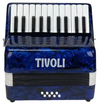 Tivoli Acordeon 22 Teclas 8 Baixos Azul - Tivoli