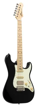 Crafter Charlote Strat Electric Guitar Cosmic Black