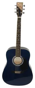 Olveira AG303BST Chitarra Acustica Blue Burst