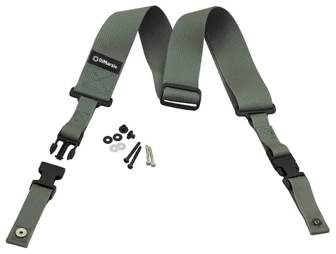Dimarzio ClipLock Quick Release Guitar Strap - Gray
