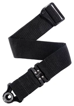 D'Addario Auto Lock Swivel Polypro Guitar Strap, Black