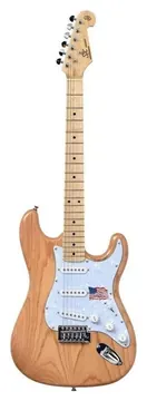 SX SST/ASH NA Ash Series Stratocaster Natural