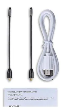 Sistema sem Fios Aroma ARU03 Ligação Guitarra ou Baixo a Amplificador UHF