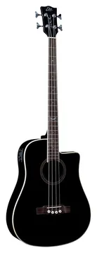 Eko NXT-B100CWE Akoestische Basgitaar Zwart met Element