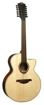 LAG T177J12CE "tramontane" Guitare Electro 12 Cordes Cutaway Nat.