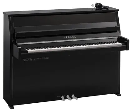 Yamaha B10PEC SC3 Silent Piano - Hoogglans Zwart - Chroom