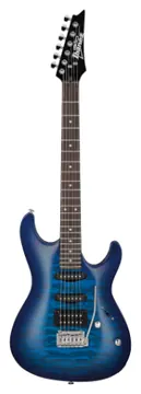 Ibanez GSA60QA Chitarra Elettrica Transparent Blue Burst