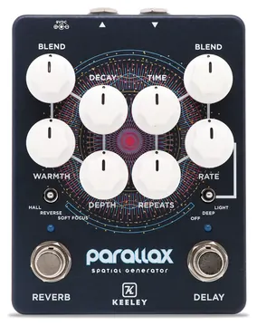 Keeley Parallax Spatial Generator Delay en Reverb Effectpedaal