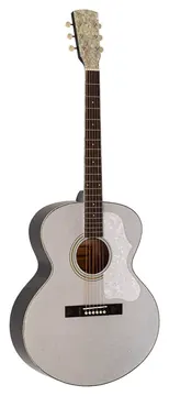 Richwood HSJ-55-GS Heritage Jumbo Westerngitaar Silver Sparkle Metallic