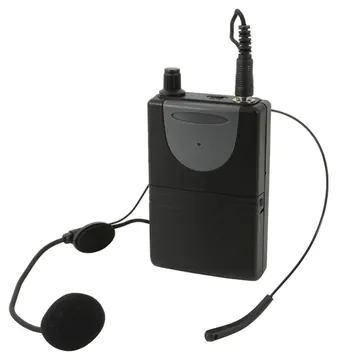 QTX QHS-863.8 Neckband Mic + Beltpack for QRPA & QXPA