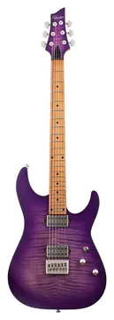 Schecter C-1 Standard Plus Viola trasparente Burst