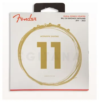 Fender Jogo de Cordas 011 Bronze 880CL Coated