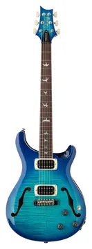 PRS SE Flat Back Hollowbody I Piezo Lake Blue