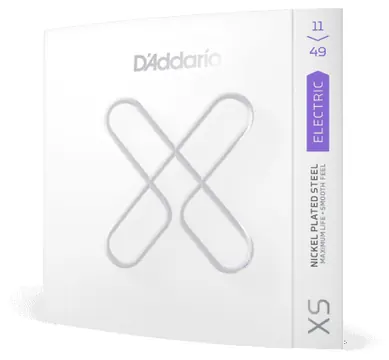 D'Addario XS 11-49 Coated Electric Guitar Strings, Medium